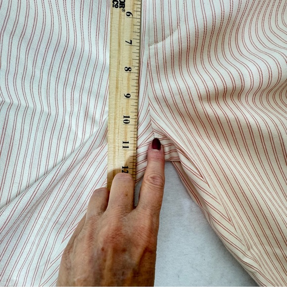 Anthropologie Pilcro Blushed Stripe Crops Pants Sz 2 - Picture 10 of 13